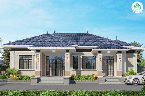 nhà cấp 4 mái Nhật